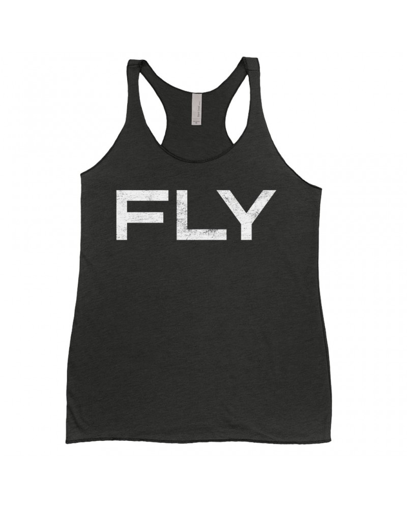 John Lennon Ladies' Tank Top | Fly Distressed Design Worn By Shirt $11.39 Shirts