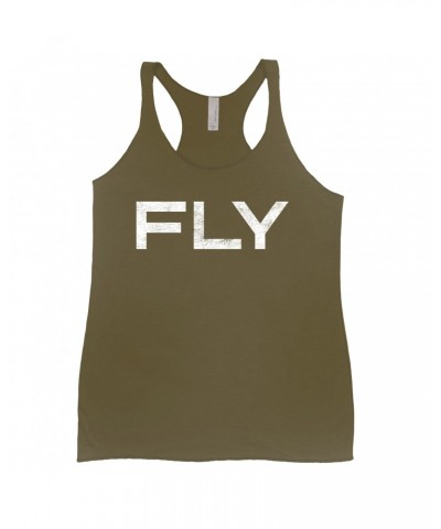 John Lennon Ladies' Tank Top | Fly Distressed Design Worn By Shirt $11.39 Shirts