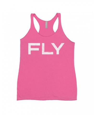 John Lennon Ladies' Tank Top | Fly Distressed Design Worn By Shirt $11.39 Shirts