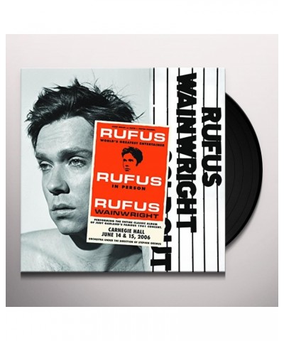 Rufus Wainwright Rufus Does Judy At Carnegie Hall Vinyl Record $7.21 Vinyl