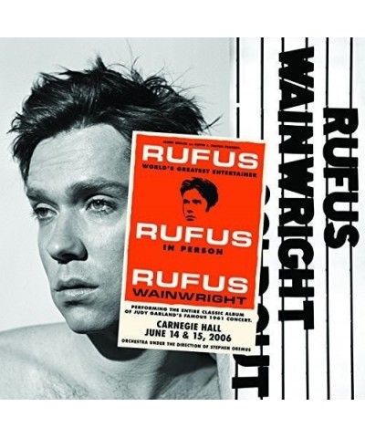 Rufus Wainwright Rufus Does Judy At Carnegie Hall Vinyl Record $7.21 Vinyl