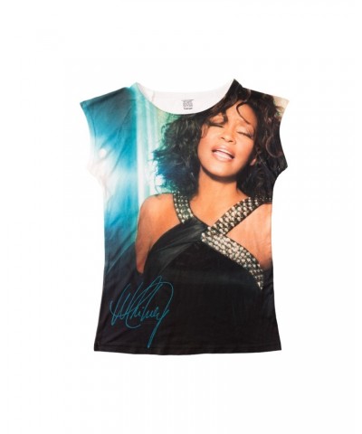 Whitney Houston Sublimated Babydoll T-Shirt $7.79 Shirts