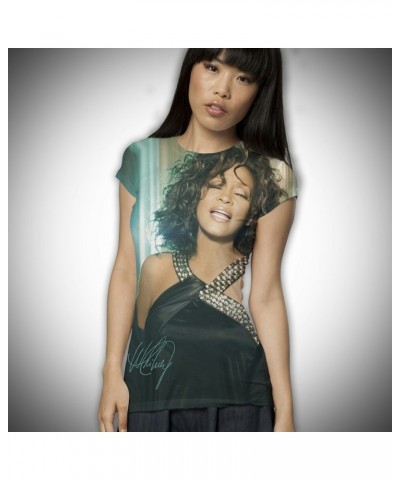 Whitney Houston Sublimated Babydoll T-Shirt $7.79 Shirts