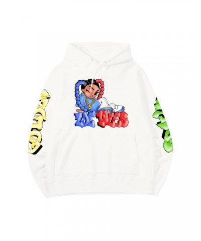 Zoe Wees Golden Wings Hoodie - White $5.79 Sweatshirts