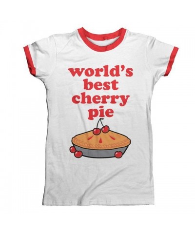 Katy Perry World’s Best White Red Ringer T-Shirt $23.71 Shirts