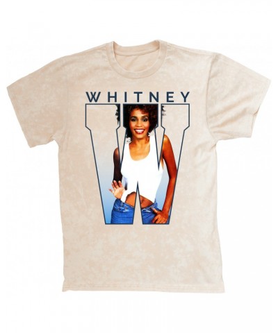 Whitney Houston T-shirt | 1987 "W" Is For Whitney Mineral Wash Shirt $9.40 Shirts