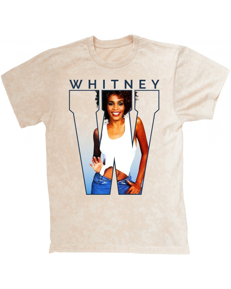 Whitney Houston T-shirt | 1987 "W" Is For Whitney Mineral Wash Shirt $9.40 Shirts