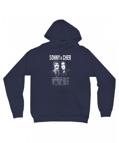 Sonny & Cher Hoodie | Cleaveland Hall Concert Ticket Stub Hoodie $7.63 Sweatshirts