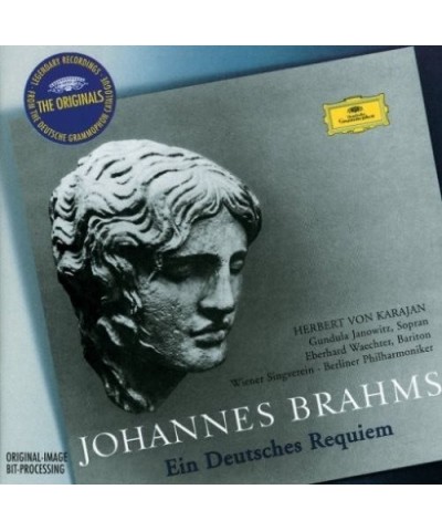 Herbert von Karajan BRAHMS: EIN DEUTSCHEES REQUIEM CD $10.50 CD