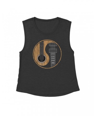 Music Life Muscle Tank | Guitar Yin-Yang Tank Top $12.70 Shirts