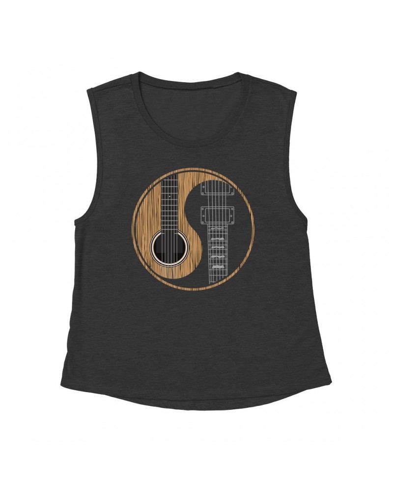 Music Life Muscle Tank | Guitar Yin-Yang Tank Top $12.70 Shirts