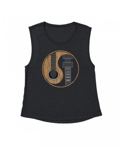 Music Life Muscle Tank | Guitar Yin-Yang Tank Top $12.70 Shirts