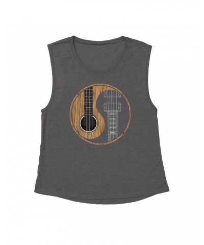 Music Life Muscle Tank | Guitar Yin-Yang Tank Top $12.70 Shirts