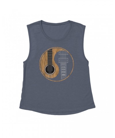 Music Life Muscle Tank | Guitar Yin-Yang Tank Top $12.70 Shirts