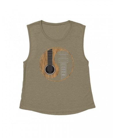 Music Life Muscle Tank | Guitar Yin-Yang Tank Top $12.70 Shirts