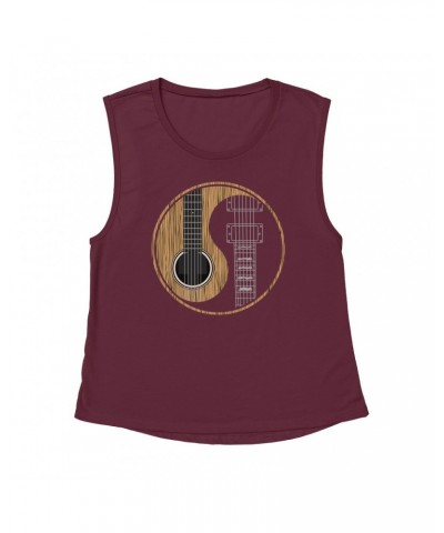 Music Life Muscle Tank | Guitar Yin-Yang Tank Top $12.70 Shirts