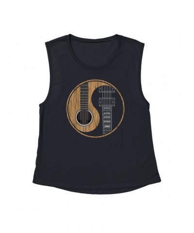 Music Life Muscle Tank | Guitar Yin-Yang Tank Top $12.70 Shirts