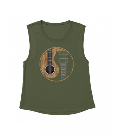 Music Life Muscle Tank | Guitar Yin-Yang Tank Top $12.70 Shirts