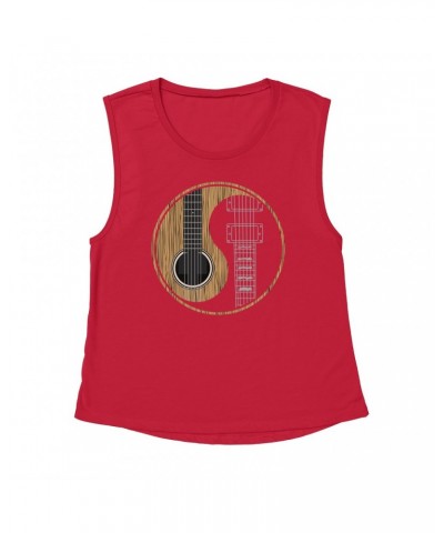 Music Life Muscle Tank | Guitar Yin-Yang Tank Top $12.70 Shirts