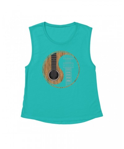 Music Life Muscle Tank | Guitar Yin-Yang Tank Top $12.70 Shirts