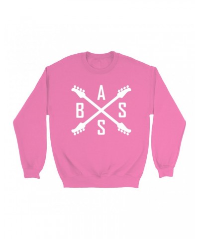 Music Life Colorful Sweatshirt | Bass Player Emblem Sweatshirt $9.63 Sweatshirts