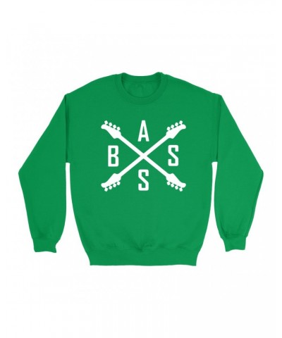 Music Life Colorful Sweatshirt | Bass Player Emblem Sweatshirt $9.63 Sweatshirts