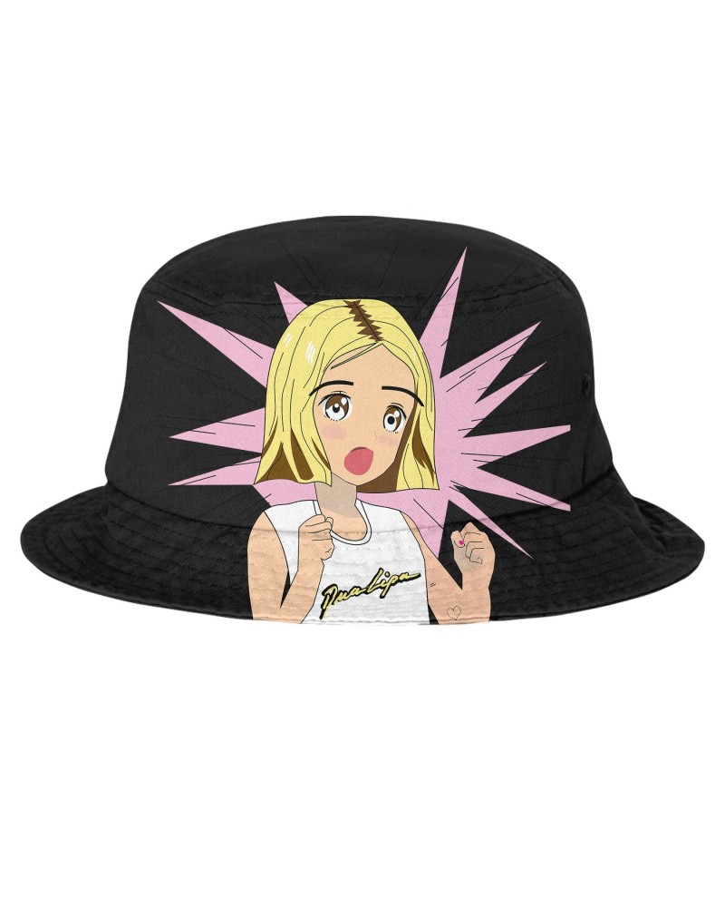 Dua Lipa Black Manga Bucket Hat $10.53 Hats