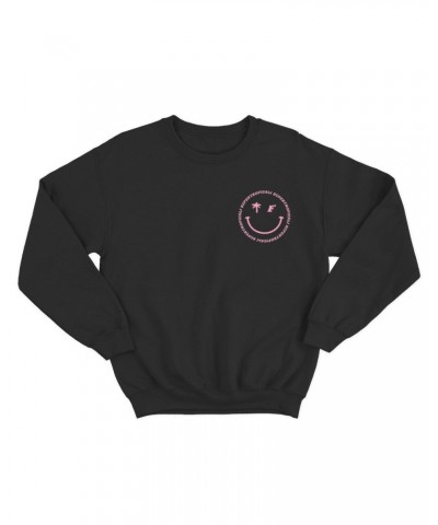 Fleurie SMILEY BLACK CREWNECK $7.01 Sweatshirts