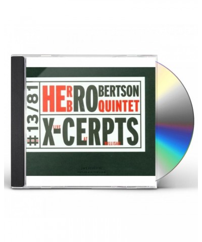 Herb Robertson X-CERPTS LIVE AT WILLISAU CD $7.73 CD