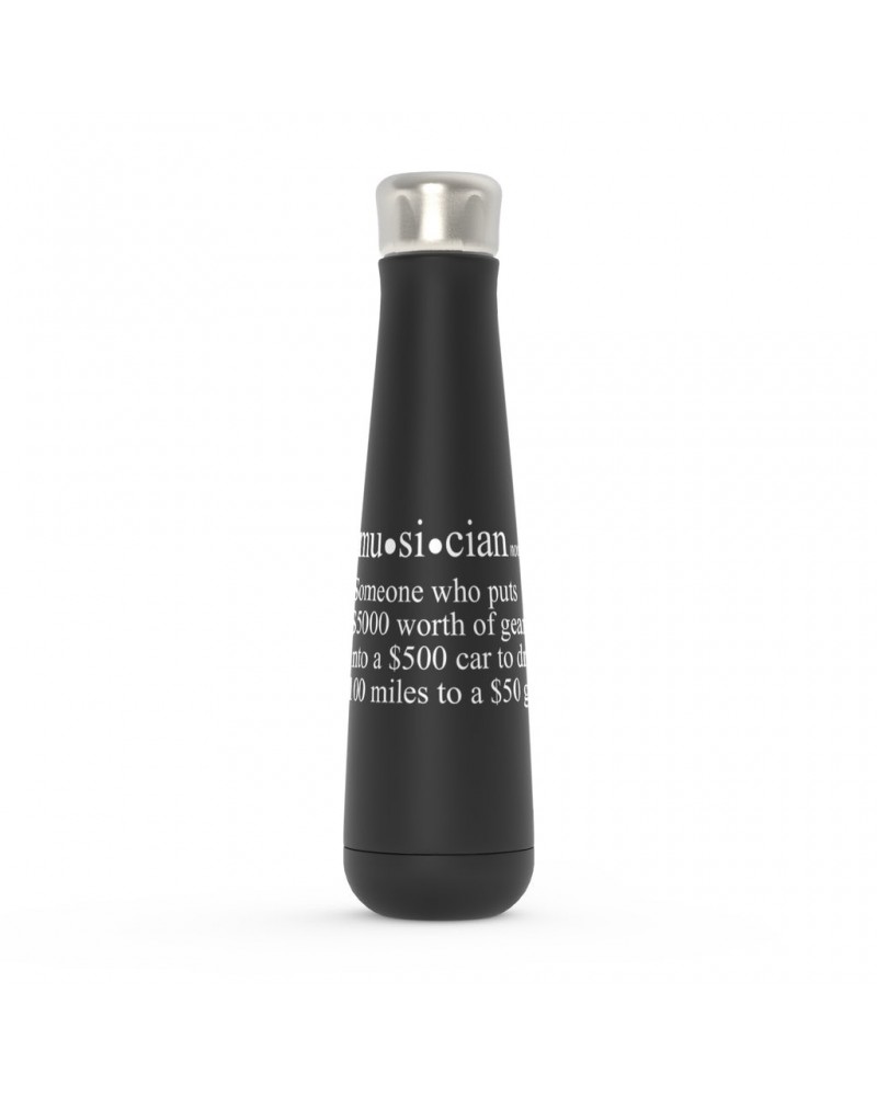 Music Life Water Bottle | Musician Definition Water Bottle $7.91 Drinkware