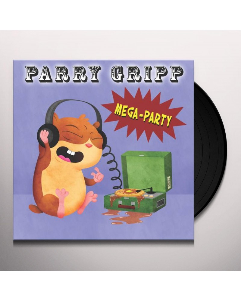 Parry Gripp MEGA PARTY (2LP/YELLOW/BLUE SPLIT & YELLOW/RED SPLIT VINYL) Vinyl Record $8.80 Vinyl