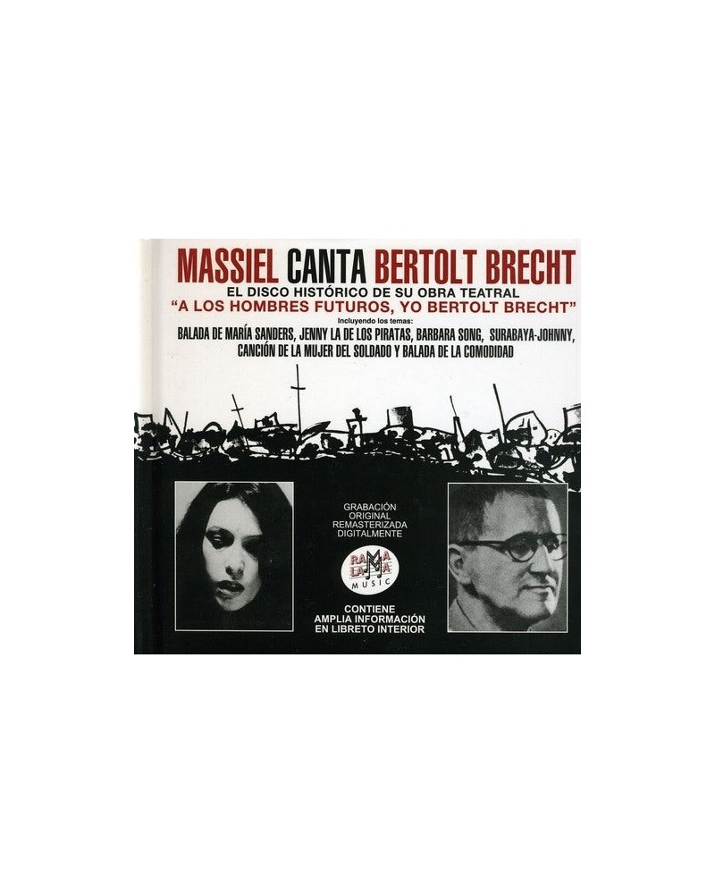 Massiel CANTA A BERTOL BRECHT: EL DISCO HISTORICO CD $5.06 CD