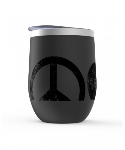 Music Life Wine Tumbler | Peace Love Rock n' Roll Stemless Wine Tumbler $6.96 Drinkware