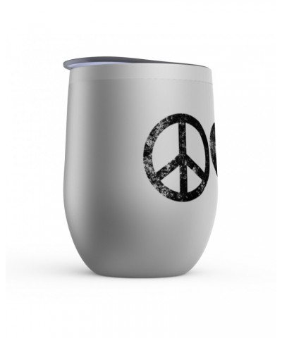 Music Life Wine Tumbler | Peace Love Rock n' Roll Stemless Wine Tumbler $6.96 Drinkware