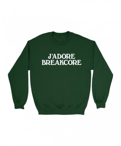 Music Life Sweatshirt | J'Adore Breakcore Sweatshirt $7.21 Sweatshirts