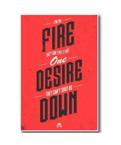 We Are Messengers I'm On Fire Poster $7.58 Decor