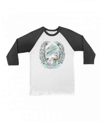 Music Life 3/4 Sleeve Baseball Tee | Rock n' Roll Freedom Shirt $11.71 Shirts