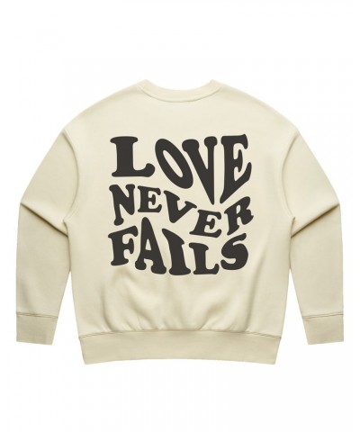 Natalie Grant Love Never Fails Crewneck - Butter $7.93 Sweatshirts