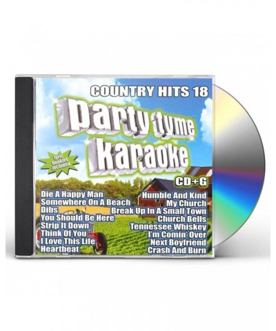 Party Tyme Karaoke Country Hits 18 (16-song CD+G) CD $9.71 CD