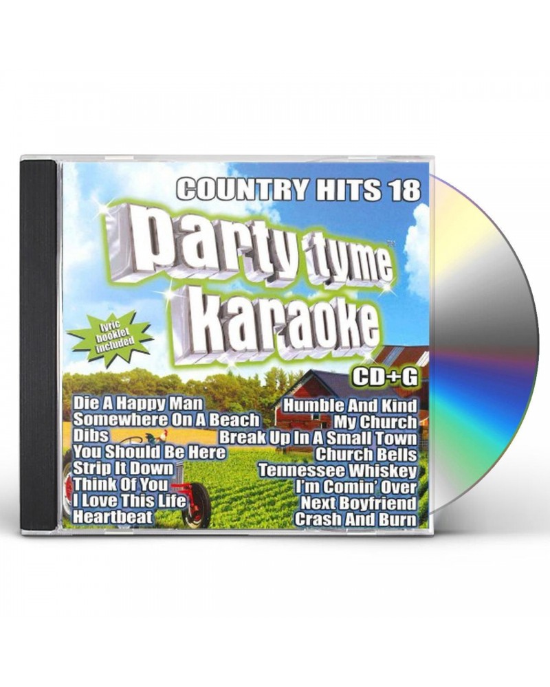 Party Tyme Karaoke Country Hits 18 (16-song CD+G) CD $9.71 CD