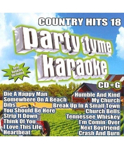 Party Tyme Karaoke Country Hits 18 (16-song CD+G) CD $9.71 CD