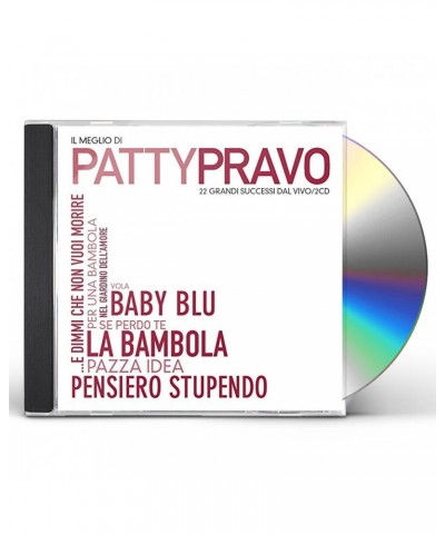 Patty Pravo IL MEGLIO DI PATTY PRAVO CD $10.33 CD