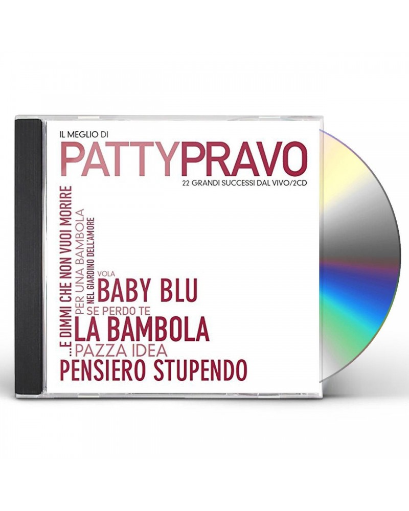 Patty Pravo IL MEGLIO DI PATTY PRAVO CD $10.33 CD