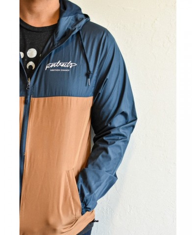 Greyson Chance GC Portraits Windbreaker (Classic Navy / Saddle) $8.47 Outerwear