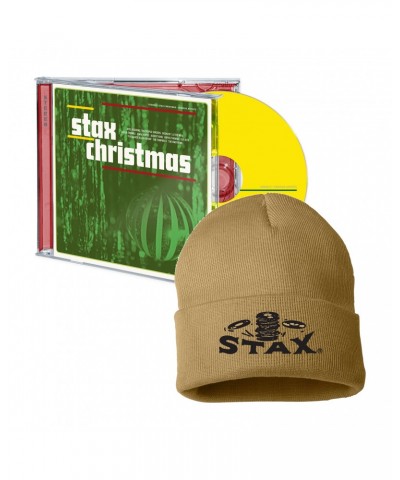 Stax Records Stax Christmas CD + Falling Record Beanie Bundle $7.77 CD