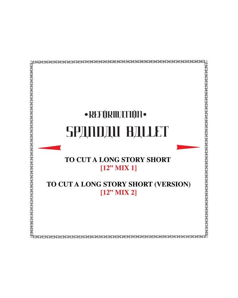 Spandau Ballet To Cut A Long Story Short Vinyl Record $8.54 Vinyl