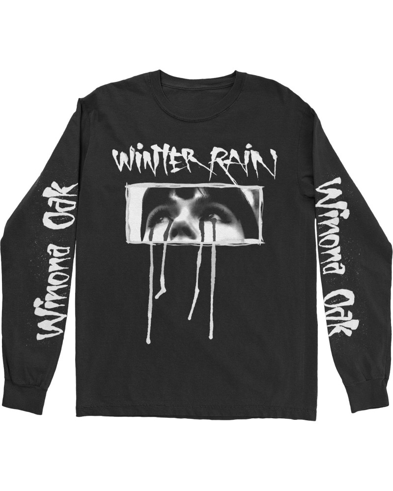 Winona Oak Winter Rain Long Sleeve T-Shirt $6.74 Shirts