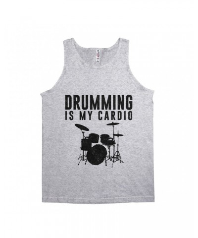 Music Life Unisex Tank Top | Drumming Is My Cardio Shirt $5.45 Shirts