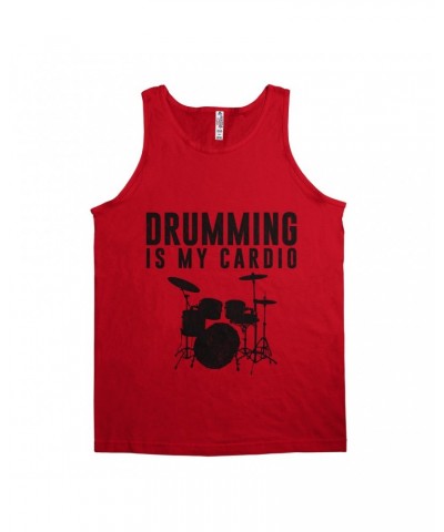 Music Life Unisex Tank Top | Drumming Is My Cardio Shirt $5.45 Shirts