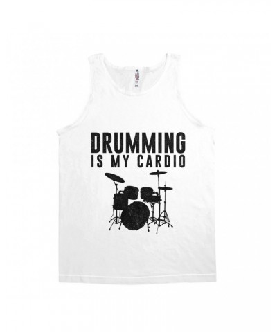 Music Life Unisex Tank Top | Drumming Is My Cardio Shirt $5.45 Shirts